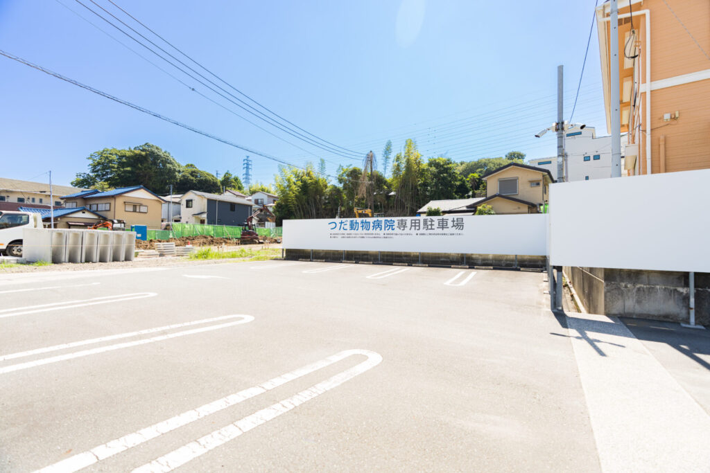 20台以上完備の駐車場